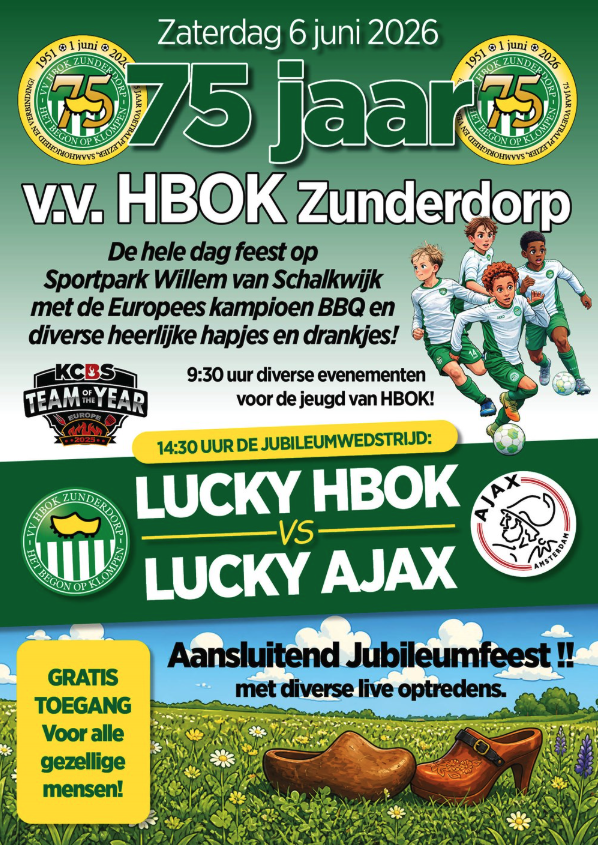 HBOK bestaat 75 jaar!