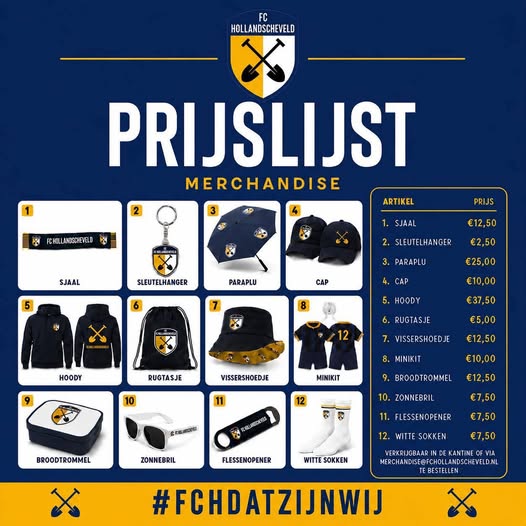 FC Hollandscheveld Merchandise! 