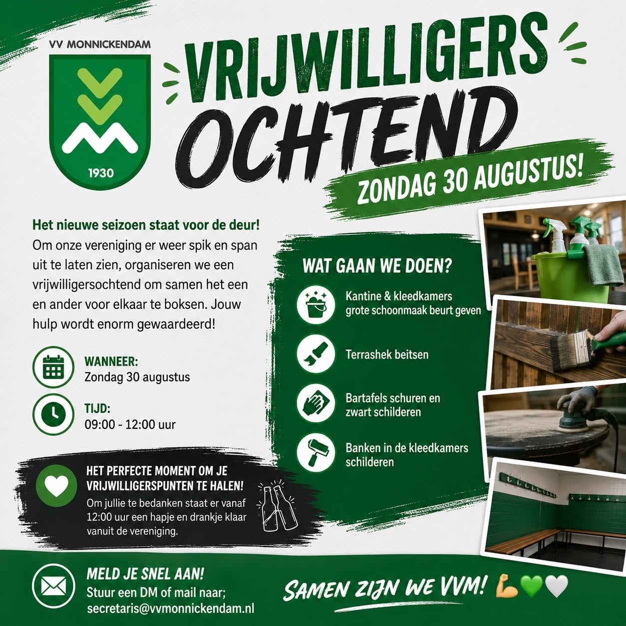 Vrijwilligers ochtend