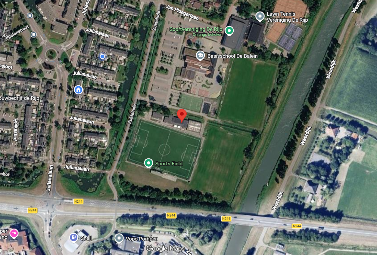 SV de Rijp plattegrond