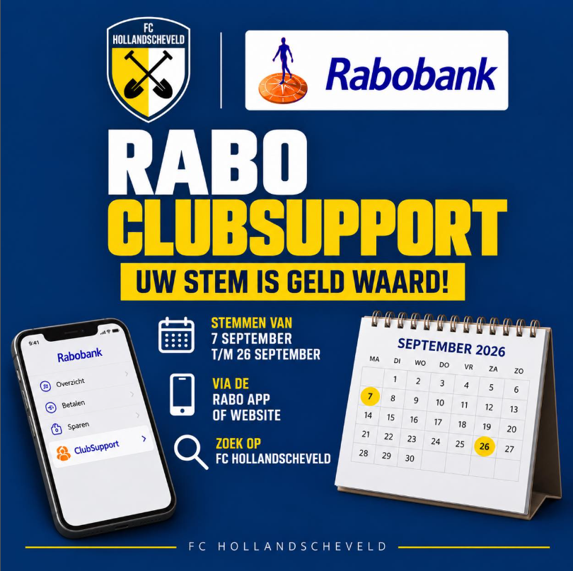 Rabobank ClubSupport: uw stem is geld waard!