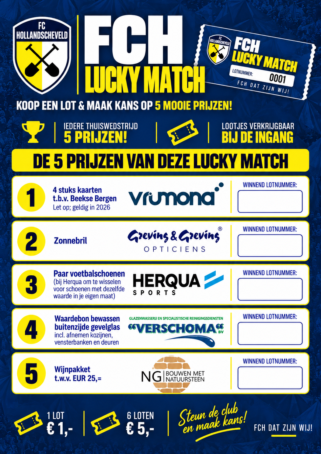 FCH LUCKY MATCH IS EEN GROOT SUCCES!
