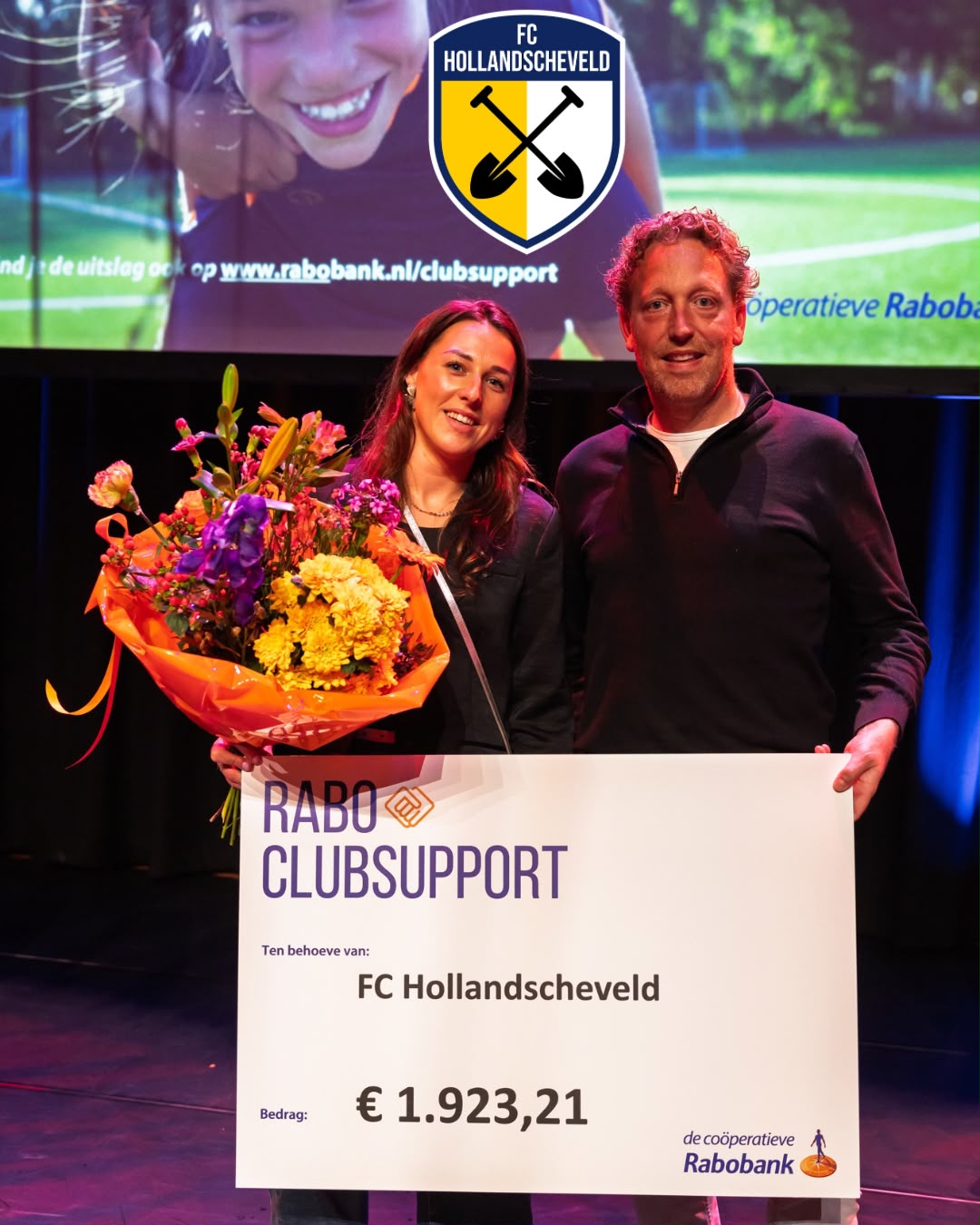 FC Hollandscheveld wint Rabo ClubSupport