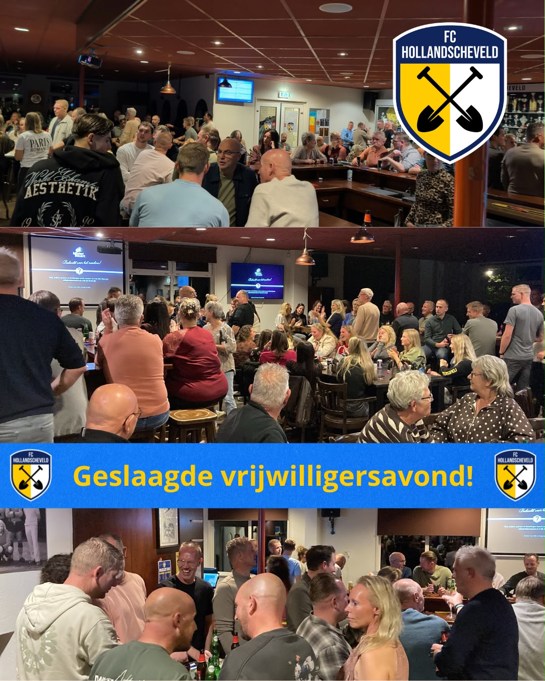 De allereerste vrijwilligersavond van FC Hollandscheveld!